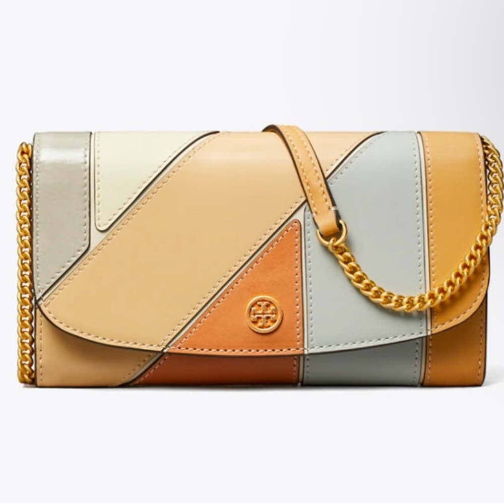 Tory Burch Multicolor Patchwork Clutch